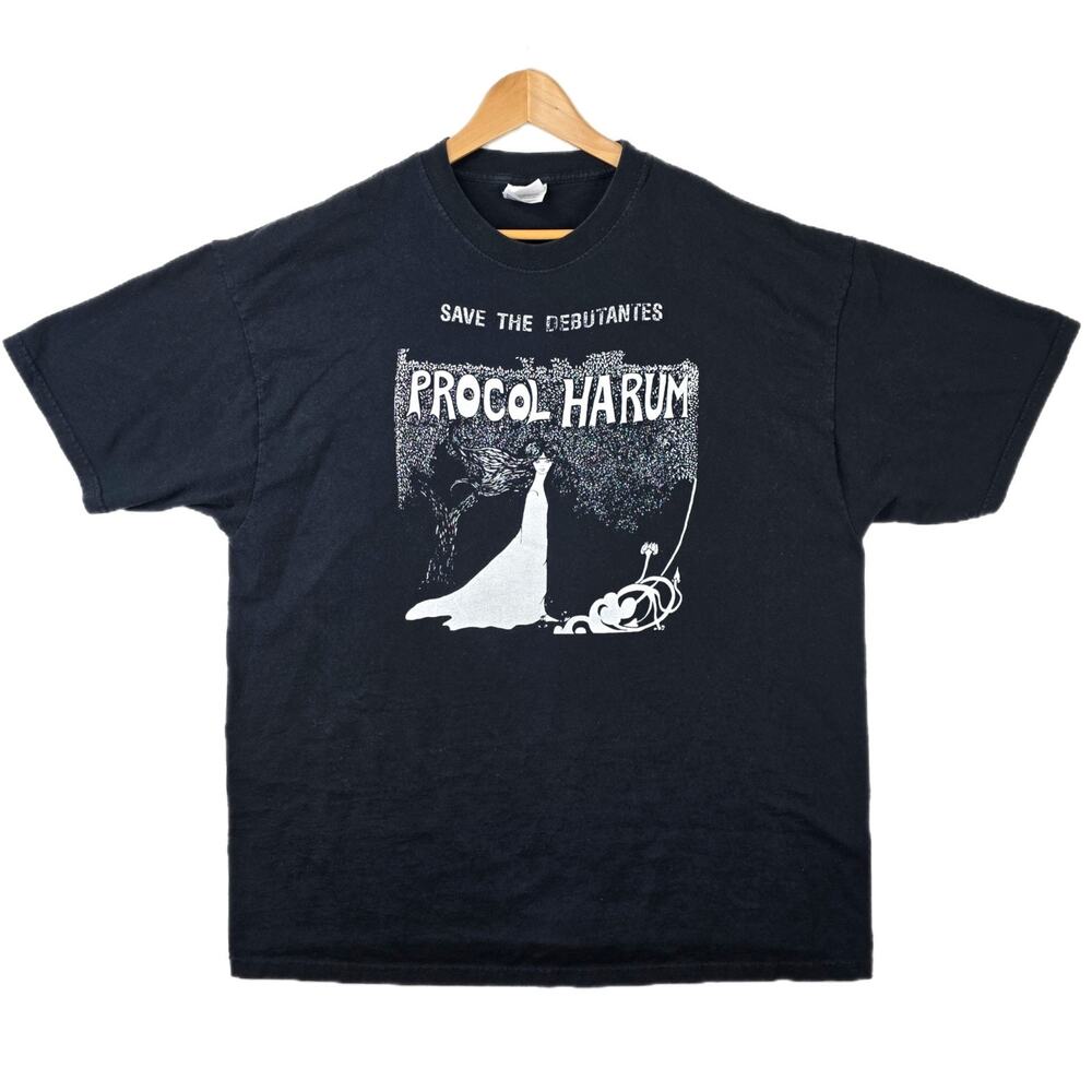 Vintage Procol Harum Save The Debutantes Psychedelic Rock Band Tee Shirt XXL Y2K